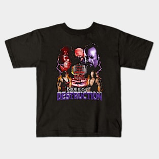 Kane & Undertaker Brothers Of Destruction Kids T-Shirt